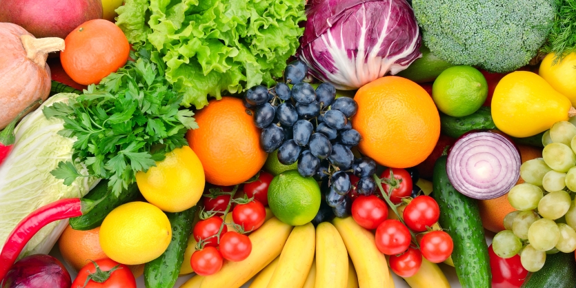 This image has an empty alt attribute; its file name is Fresh-fruits-and-veggies-AdobeStock_62326928-835x418.jpeg