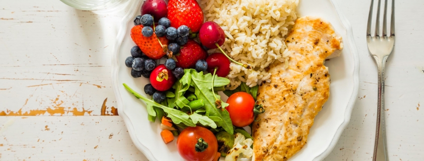 Pio de nourriture de contrôle de portion pour des adultes, cuisine